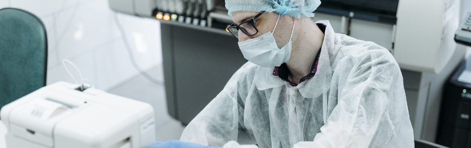 person using a medical device